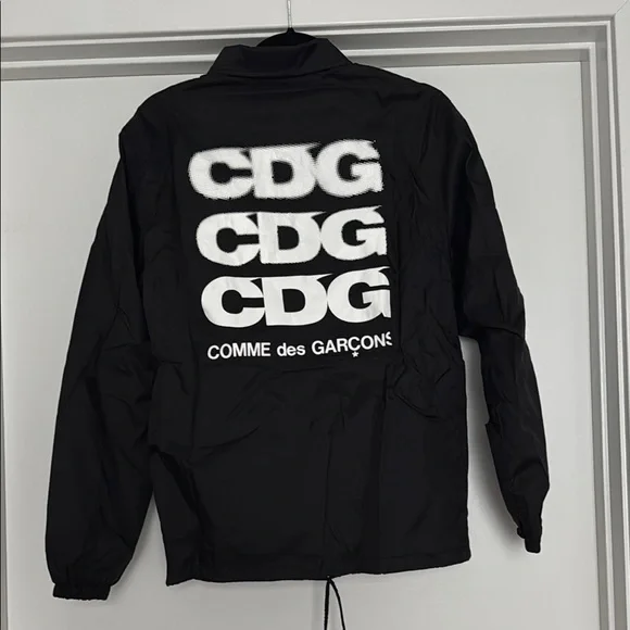 Comme des Garcons Black Windbreaker Jacket Windbreakers